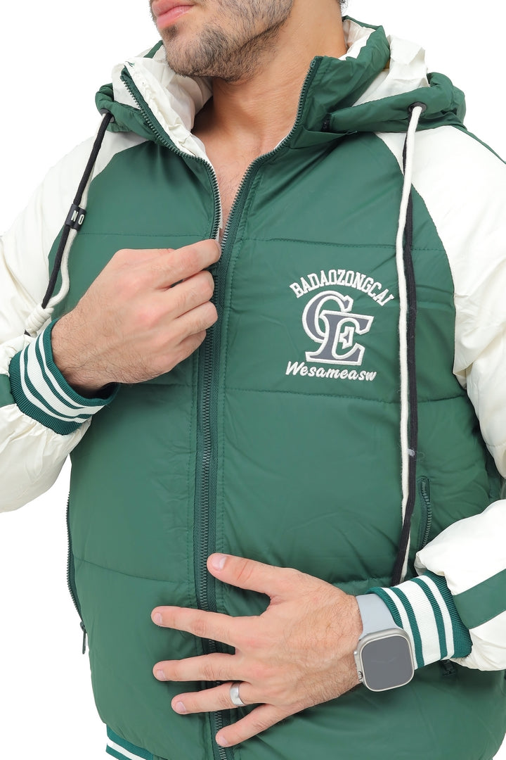 Varsity puffer jackets